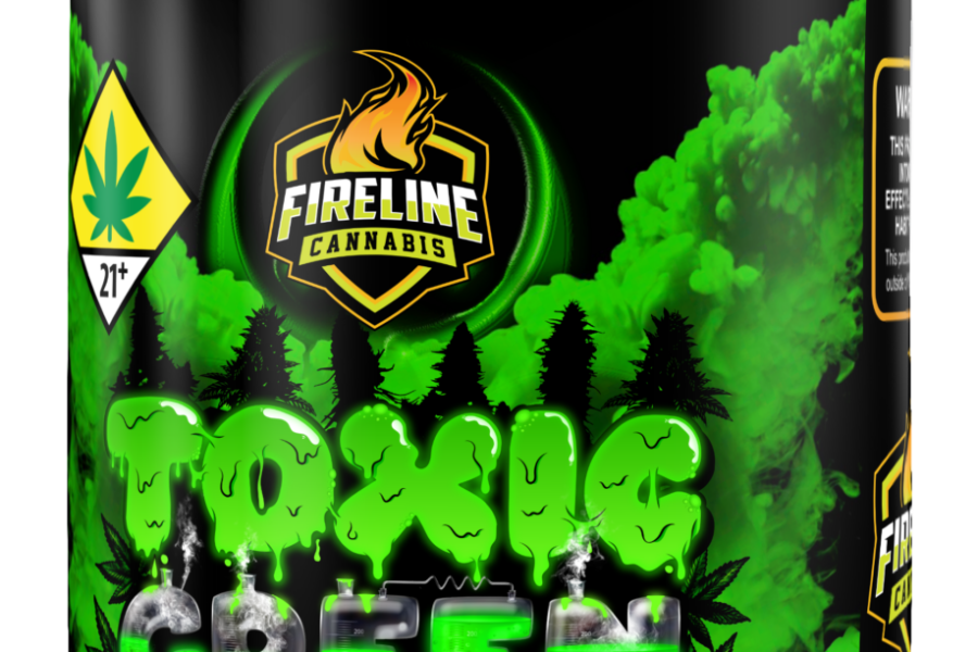 Toxic-Green-Flower-Jar